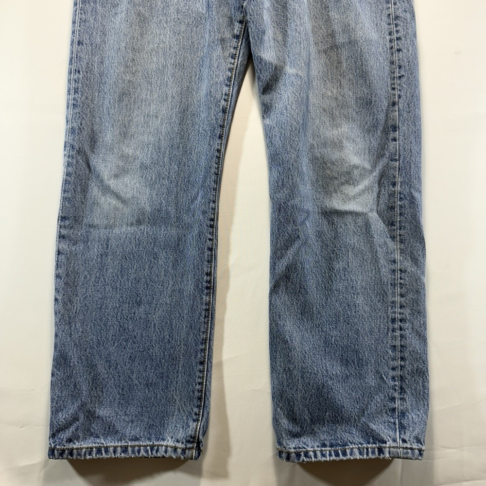 Levi's VTG Jeans Mens 35x30 Fits 33x27 Blue 501 Straight Button Fly 90s - Picture 6 of 16